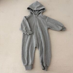 Axel and Rose Toddler Zip Up Hooded Jumpsuit